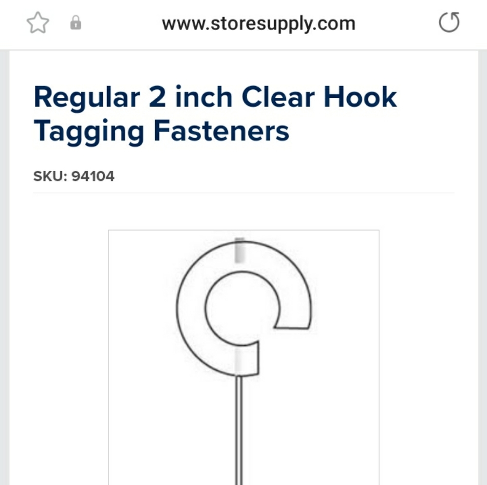 3" tagging fasteners for price gun - Picture 9 of 13
